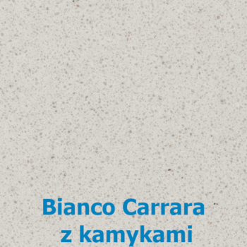 Bianco Carrara z kamykami